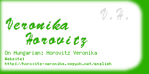 veronika horovitz business card